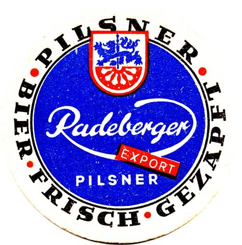 radeberg bz-sn radeberger rund 3a (215-export pilsner)